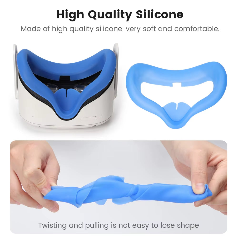 VR Silicone Mask Cover Face Pad Face Cushion Protective Eye Pad VR Devices Accessories