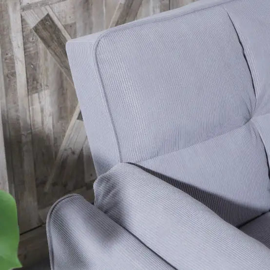 2064 Corduroy Sofa Sofa Bed-Smoke Gray