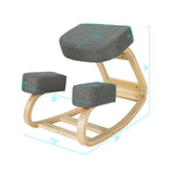 Ergonomic Kneeling Chair Rocking Office Desk Stool Upright Posture