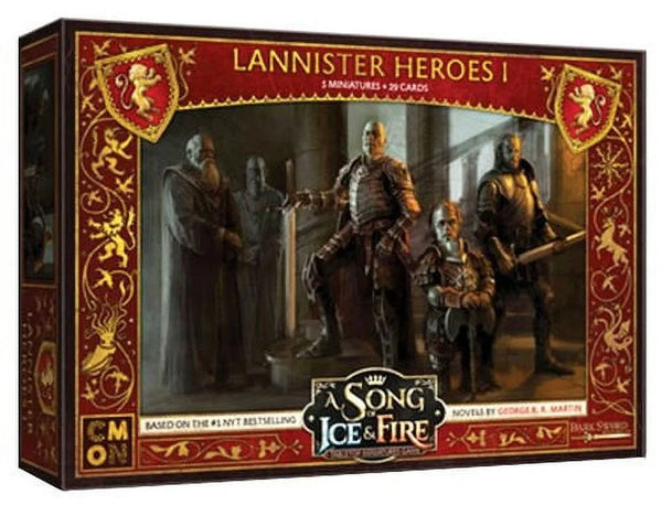 A Song of Ice & Fire: Tabletop Miniatures Game Lannister Heroes 1 Box, by