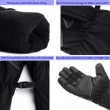 Mens Winter Gloves -30℉Windproof Waterproof Touch Screen Gloves for Outdoor Work