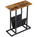 Small Side Table for Small Spaces Narrow End Table Bedside Table Living Room