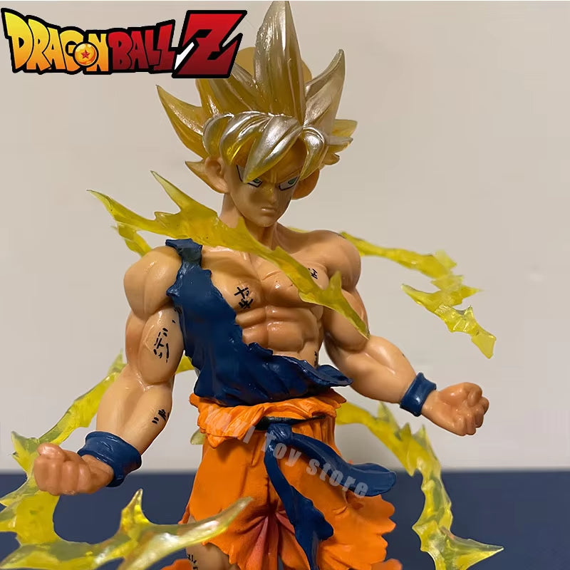 Hot Dragon Ball Son Goku Super Saiyan Anime Figure 16Cm Goku DBZ Action Figure Model Gifts Collectible Figurines for Kids