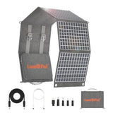 Foldable Solar Panel, 60W Portable Solar Panels Folding Solar Charger With