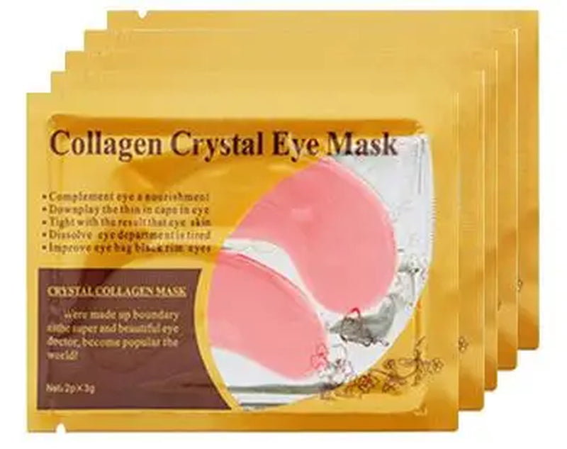 20Pcs=10Pairs Gold Collagen Crystal Eye Mask Skincare Eye Patches Firming Moisturizing Nourishing Eye Skin Care Products