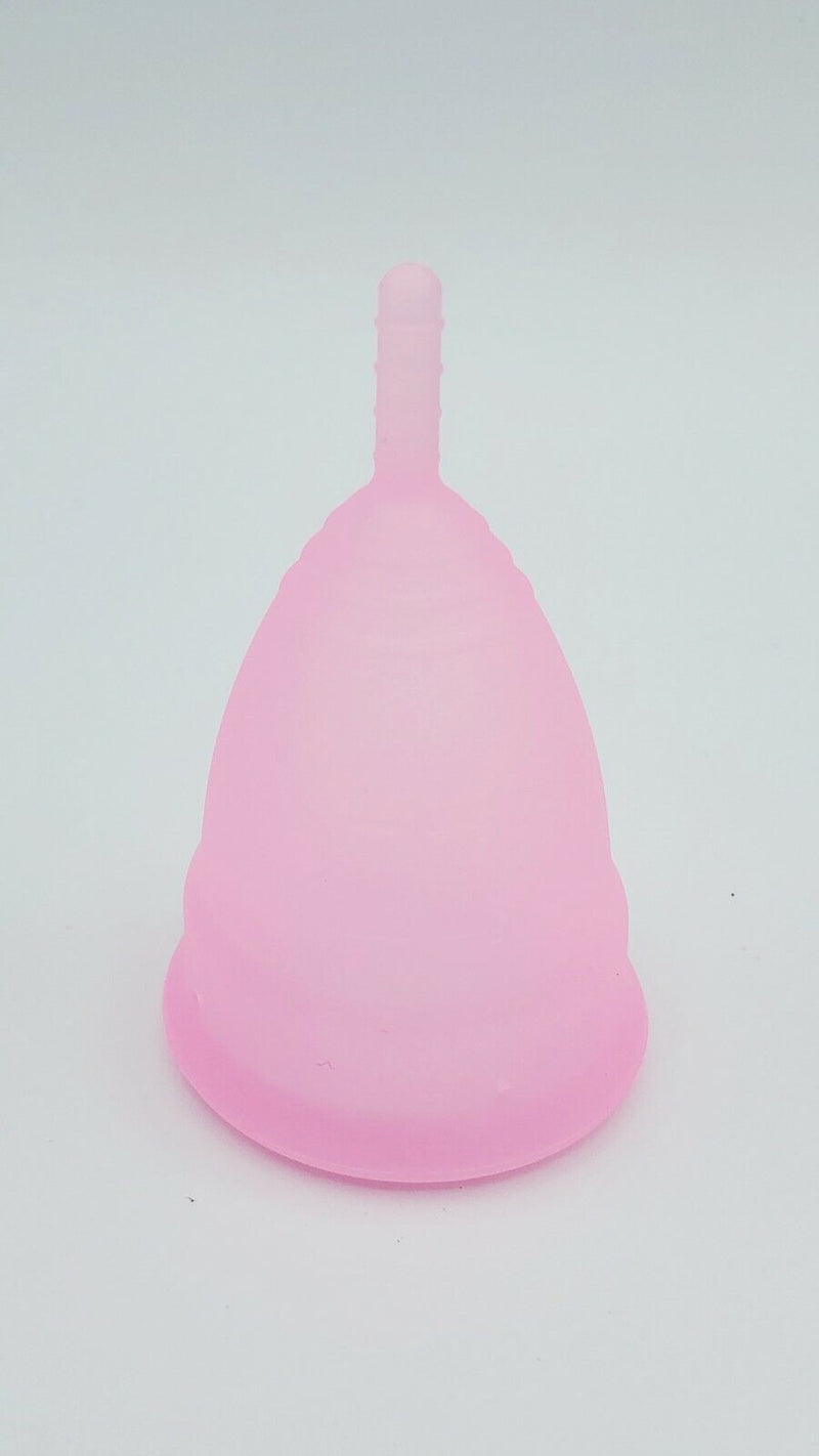 Menstrual Cup Reusable Period Cup-Pink- Size (L) USA Tampon & Pad Alternative