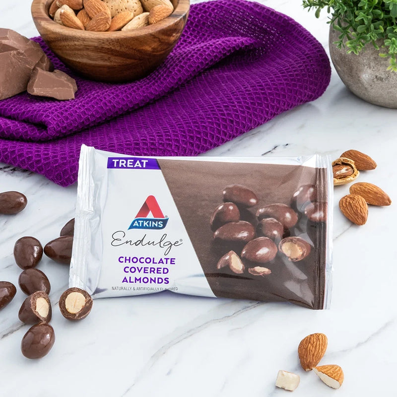 Endulge Treat, Chocolate Covered Almonds, Keto Friendly, 5 Ct