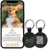 QR Code Pet ID Tags Dog Tags - Pet Online Profile - Scan QR Receive Instant Pet Location Alert Email