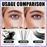 2 Pack 4D Silk Fiber Lash Mascara,Black Mascara Waterproof Voluminous Natural Lengthening,Long-Lasting&Smudge-Proof No Flaking No Clumping Eyelashes All Day Exquisitely Full(Black)