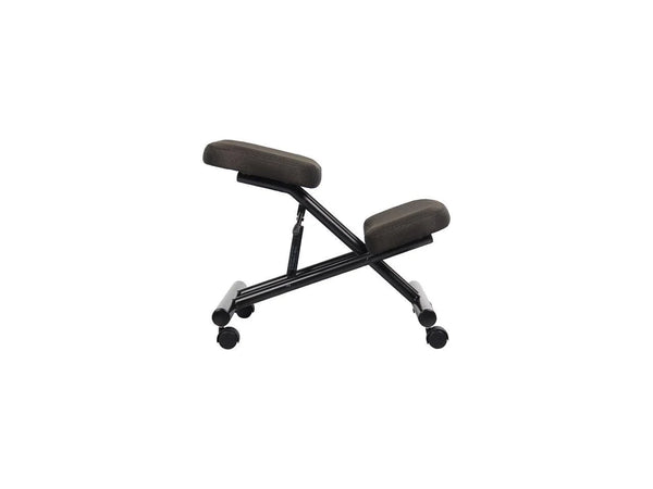 Black Fabric Ergonomic Kneeling Stool