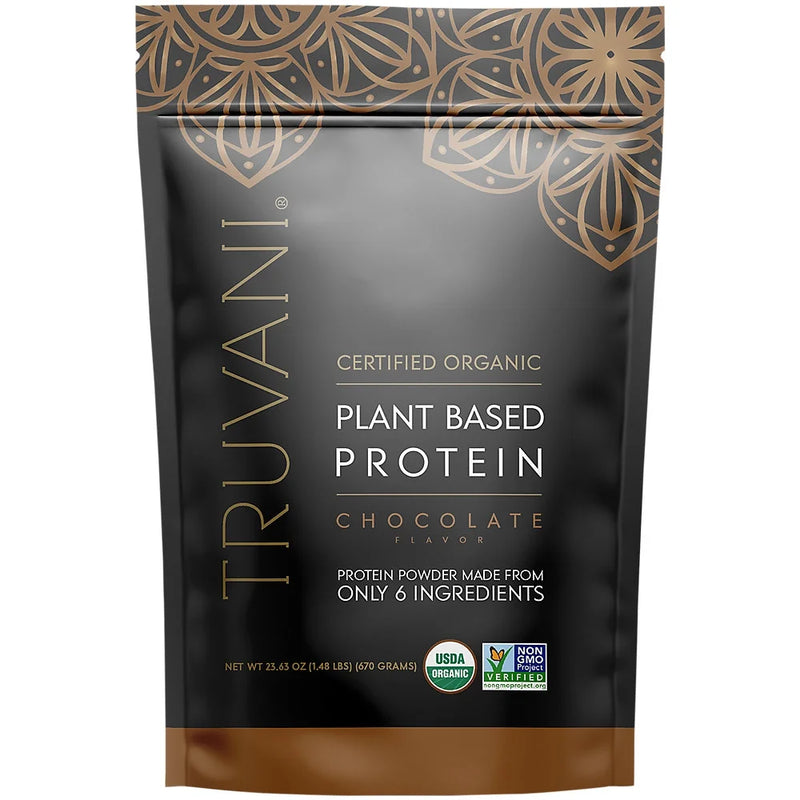 Organic Plant Based Protein Powder - Chocolate (1.48 Lbs. / 20 Servings)