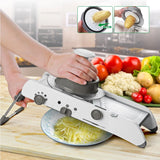 Adjustable Mandoline Slicer for Kitchen, Potato Slicer, Tomato Slicer, Carrot Slicer, Stainless Steel Veggie Chopper