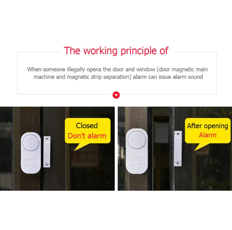 WIRELESS Home Window Door Burglar Security ALARM System Magnetic Sensor