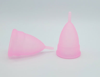 Menstrual Cup Reusable Period Cup-Pink- Size (L) USA Tampon & Pad Alternative