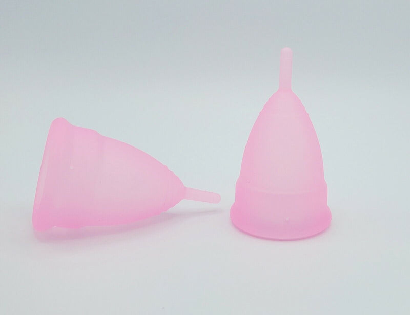 Menstrual Cup Reusable Period Cup-Pink- Size (L) USA Tampon & Pad Alternative