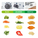 Adjustable Mandoline Slicer for Kitchen, Potato Slicer, Tomato Slicer, Carrot Slicer, Stainless Steel Veggie Chopper