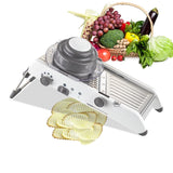 Adjustable Mandoline Slicer for Kitchen, Potato Slicer, Tomato Slicer, Carrot Slicer, Stainless Steel Veggie Chopper