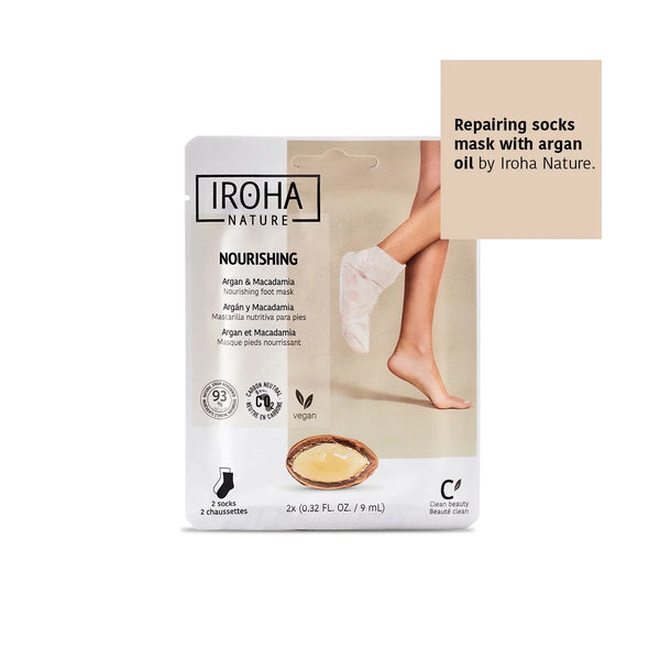 - Nourishing Foot Mask with Argan & Macadamian Oil (1 Pair)