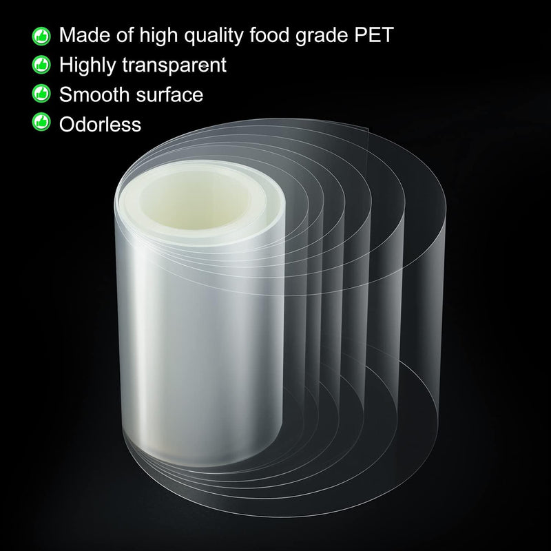 Cake Collars 6 X 600Inch (5.9 Mil Thick) Transparent Acetate Sheets Rolls for Baking Surrounding Edge Decorating