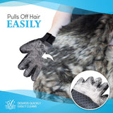 Single Glove (Right Hand) Pet Hair Remover for Grooming, Gentle, Machine Washable, Deshedding Brush Gloves, Cat Brush, Dog Brush, Horse Brush, for Long Hair, Short Hair - Dog Grooming