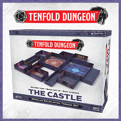 Tenfold Dungeon: the Castle - Modular Roleplaying Terrain Set & 5E RPG Adventure, Gale Force 9
