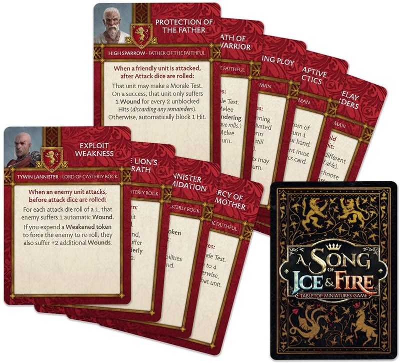 A Song of Ice & Fire: Tabletop Miniatures Game Lannister Heroes 1 Box, by