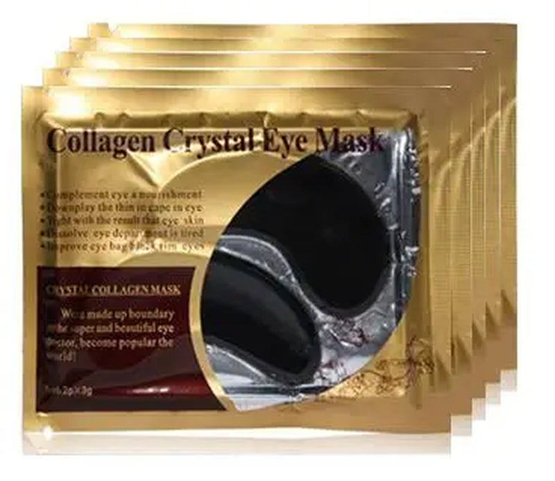 20Pcs=10Pairs Gold Collagen Crystal Eye Mask Skincare Eye Patches Firming Moisturizing Nourishing Eye Skin Care Products