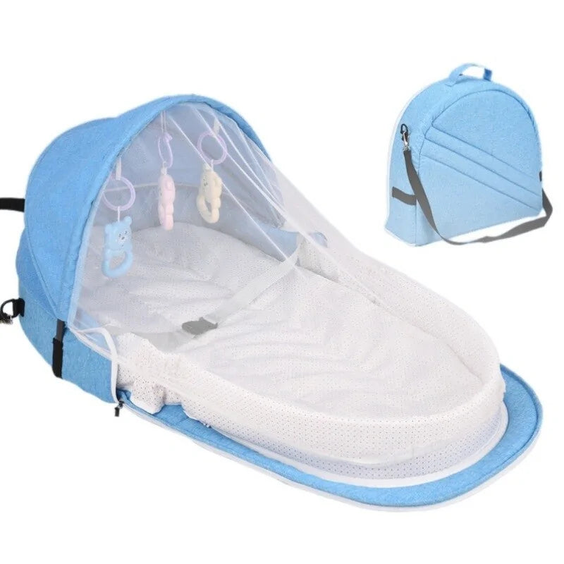 F-B Portable Baby Bed with Sunshade & Mosquito Net