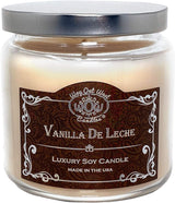 Scented Candles for Home Large Jar 18 Oz - 65+ Hours Long Lasting and Fragrant Vanilla De Leche Scented Soy Candle - All Natural Wicks - Handmade in the USA