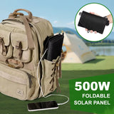 Foldable Solar Panel 500W Portable Solar Panels Fast Charger USB 5V DC Full Power Solar Panel Mobile Power Bank for Camping