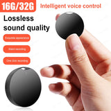 16G 32G Mini Voice Recorder Pendant HD Noise Reduction Voice Activated Professional Dictaphone Digital Audio Voice Recorder