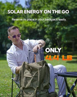 Foldable Solar Panel, 60W Portable Solar Panels Folding Solar Charger With