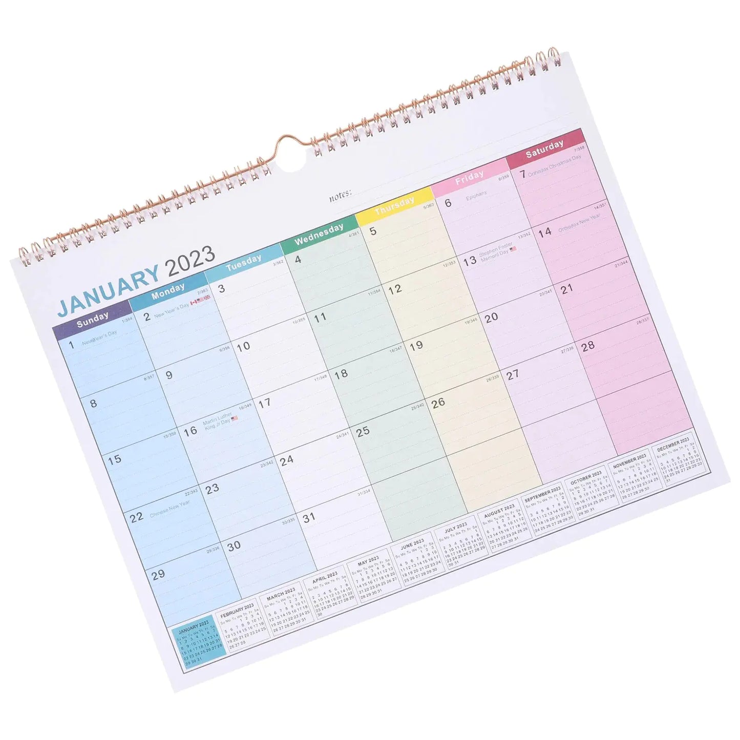 Large Monthly Home Office Calendar