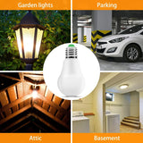 Motion Sensor Light Bulb Radar Outdoor Indoor Daylight Motion Activated 2 Pack