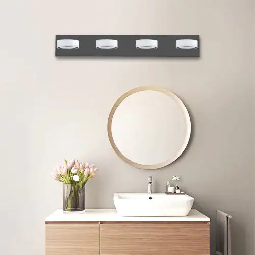 LED Modern Black 4 Light Vanity Light Fixture Mirror Bathroom Wall Light Unavailable Platforms- Temu