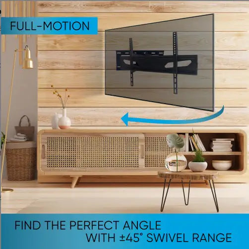 Full Motion, Crafted Steel, TV Mount