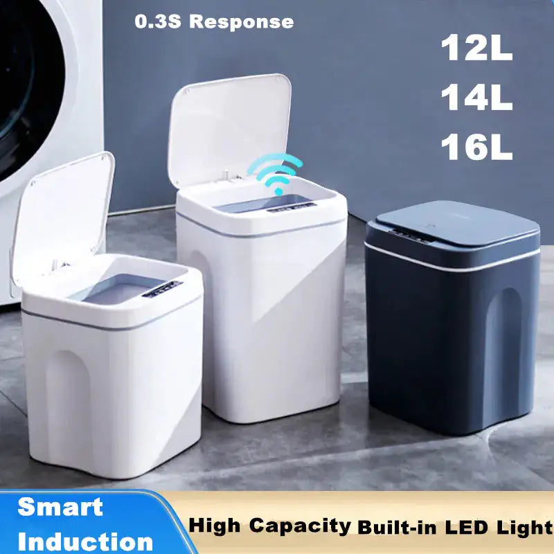 Trash Can with Intelligent Sensor