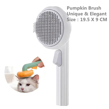 Self-Cleaning Pet Grooming Brush Combo