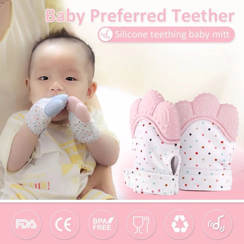 Teething Baby Gloves