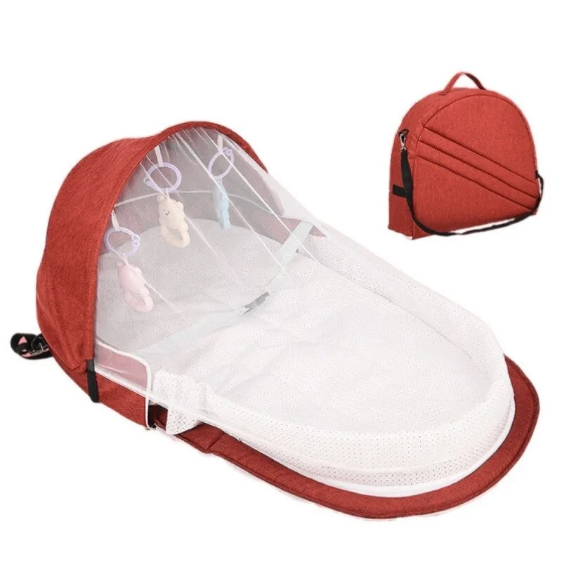 F-B Portable Baby Bed with Sunshade & Mosquito Net