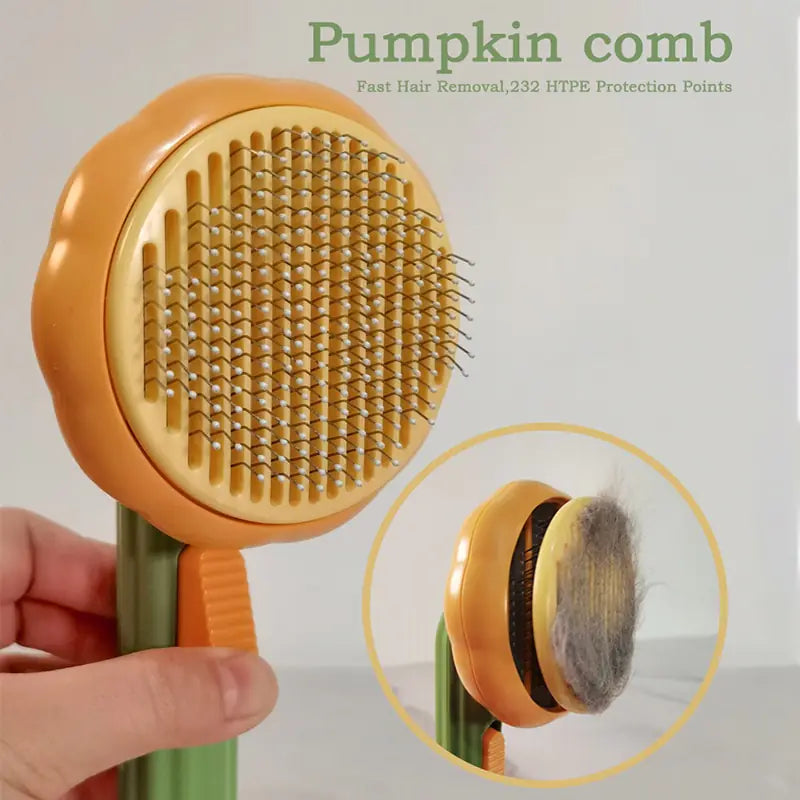 Self-Cleaning Pet Grooming Brush Combo