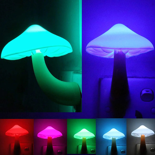 Mushroom Glow Sensor Night Lamp