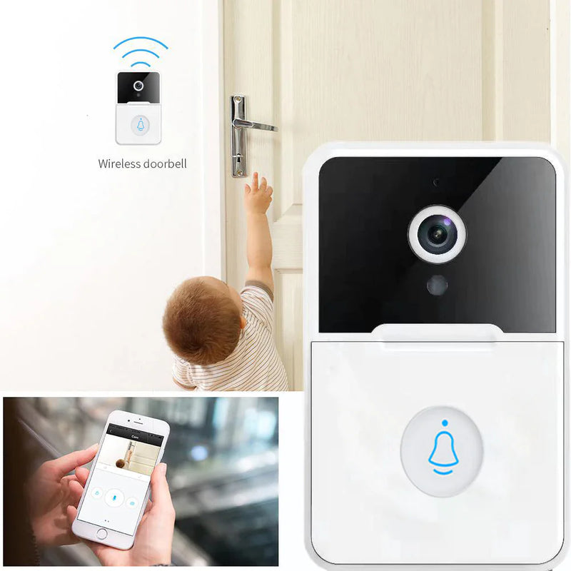 Wireless Security Smart WiFi Doorbell Intercom Video Camera Door Ring Bell Chime