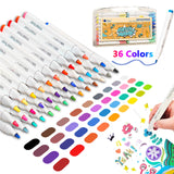 Acrylic Paint Marker Set, White, 6 Pieces