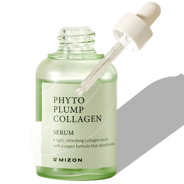 Phyto Plump Collagen Serum 1.01 Fl.Oz. - Hydrating, Anti-Aging, Soothing & Firming, Vegan Skincare Solution Based on Tremella Fuciformis with Natural Extracts