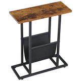 Small Side Table for Small Spaces Narrow End Table Bedside Table Living Room