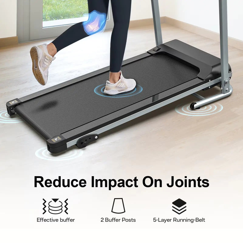 Home Folding Treadmill With Pulse Sensor