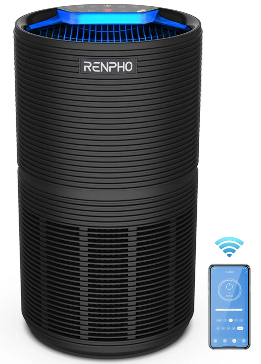 Wifi Air Purifier for Home Large Room 1440 Sq.Ft, Air Purifier with H13 True HEPA Filter, Air Cleaner for Allergies Pet Dander, Eliminates Pollen, Dust, Odor, 100% Ozone Free