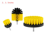 Electric Drill Brush Kit Plastic Round Cleaning