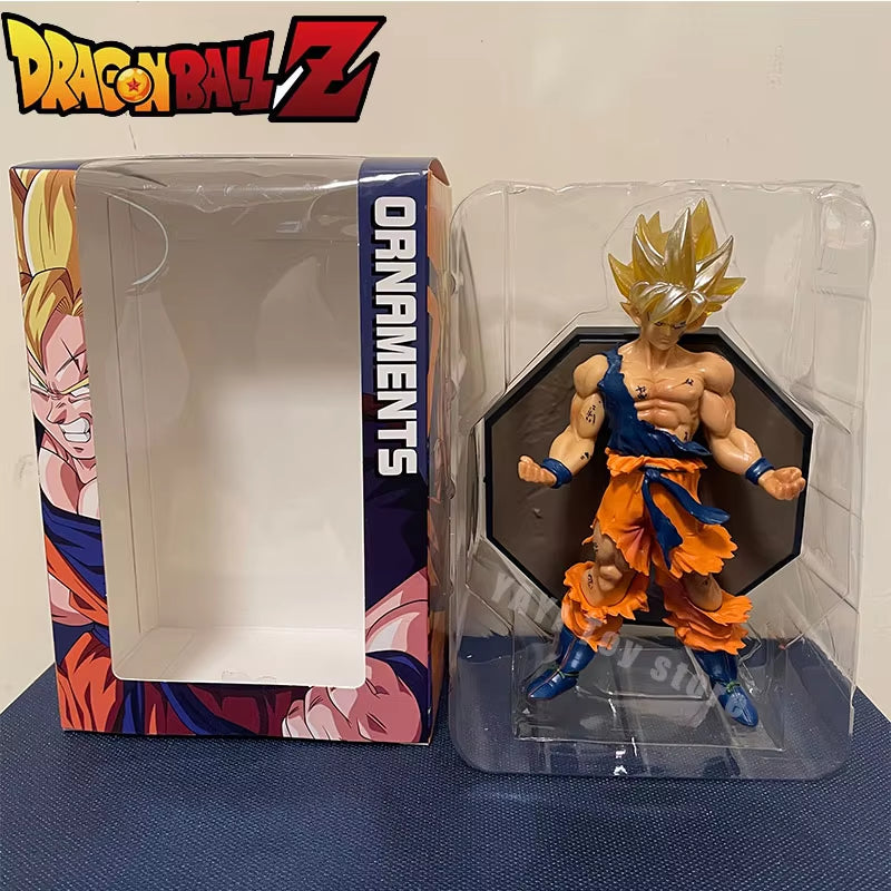 Hot Dragon Ball Son Goku Super Saiyan Anime Figure 16Cm Goku DBZ Action Figure Model Gifts Collectible Figurines for Kids